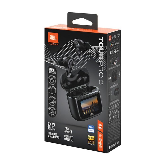 True wireless слушалки JBL TOURPRO 3 BLACK