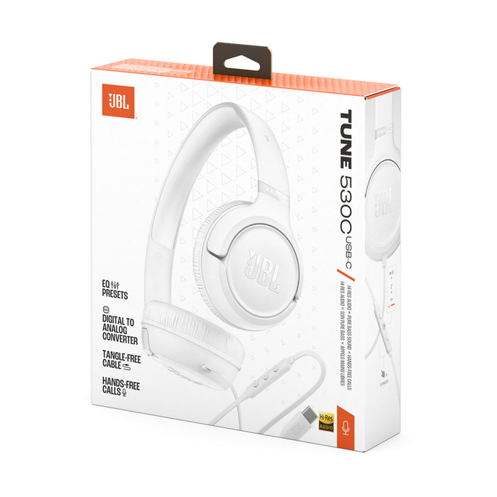 Стерео слушалки JBL T530C WHT