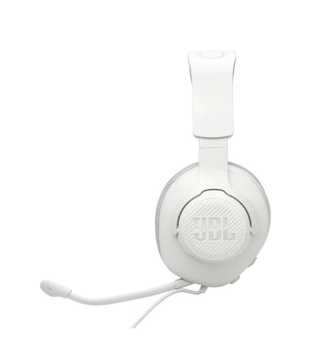 JBL QUANTUM 360 WHT безжични слушалки за игри за над ушите със съраунд звук и подвижен микрофон