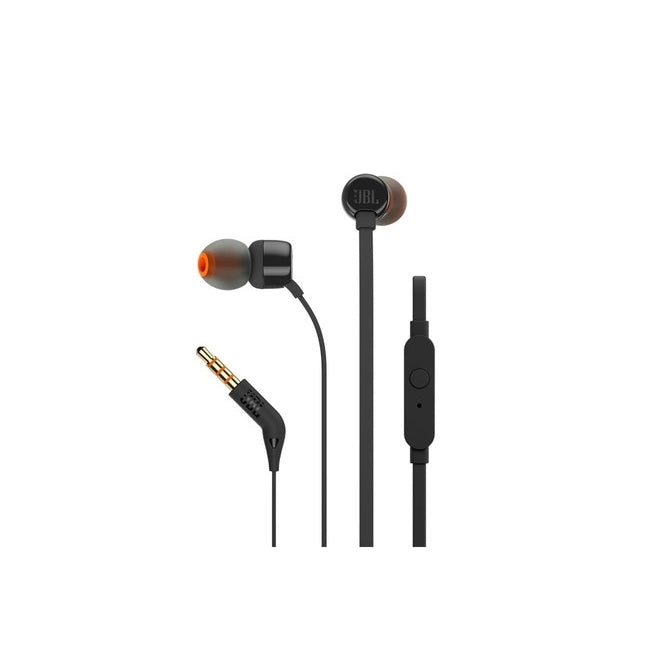 JBL T110 BLK Слушалки за поставяне в ушите