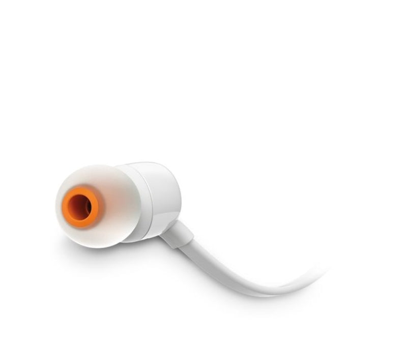 Слушалки за поставяне в ушите JBL T110 WHT