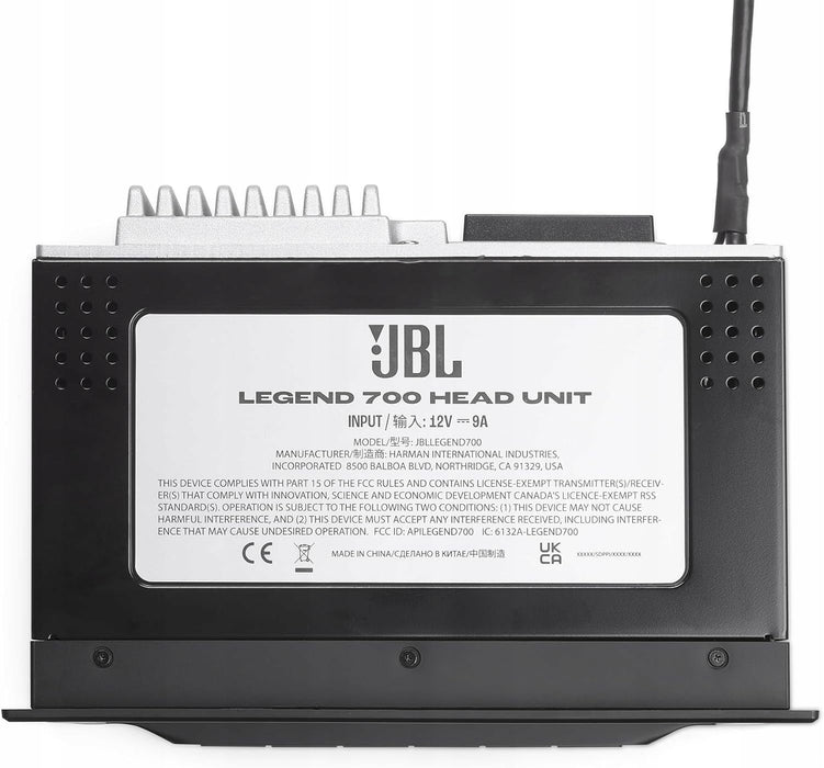 Авторесийвър JBL - Legend 700EU, 7'', Apple CarPlay/Android Auto, черен