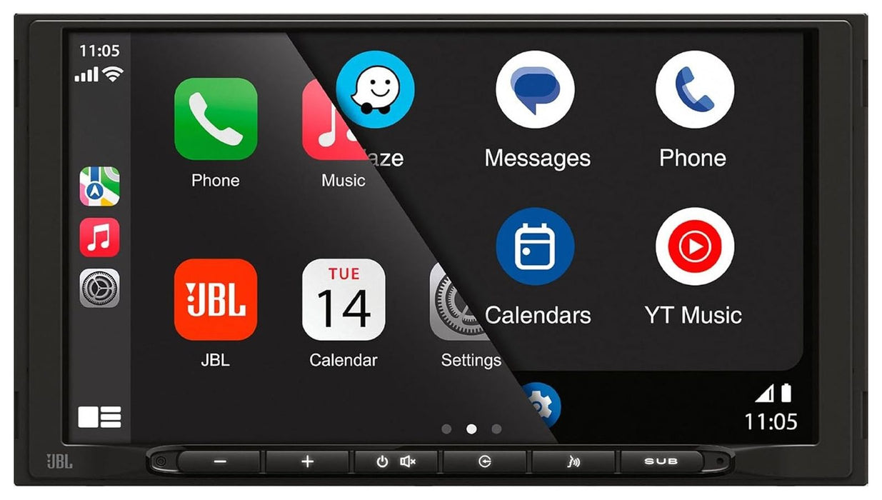 Авторесийвър JBL - Legend 700EU, 7'', Apple CarPlay/Android Auto, черен