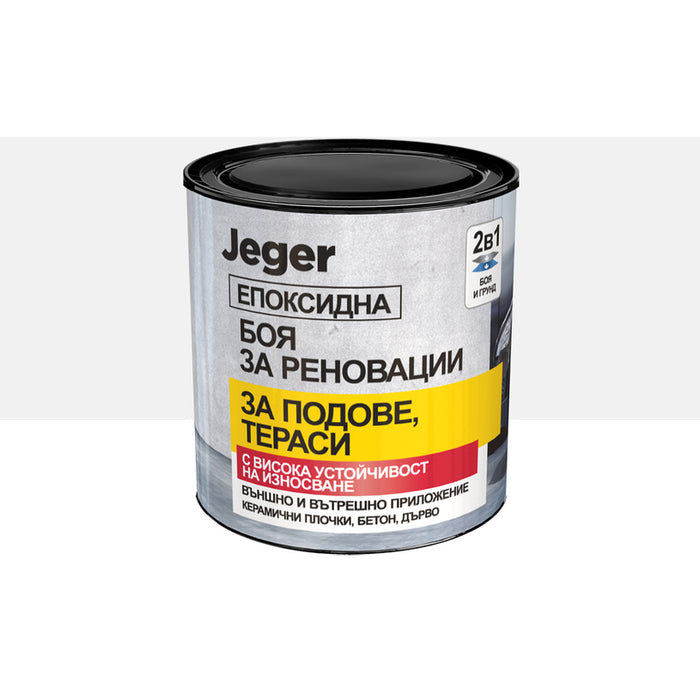ЕПОКСИДНА БОЯ БЯЛА 0.5 L JEGER JEGER