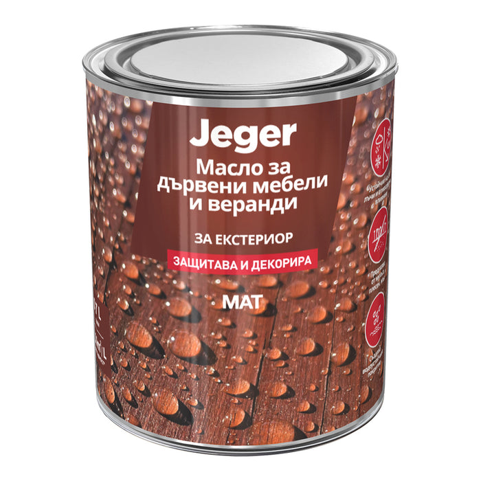 МАСЛО ЗА ДЪРВО ТИК 0.7 L JEGER