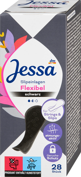 Ежедневни превръзки Flexible, черни, 28 бр