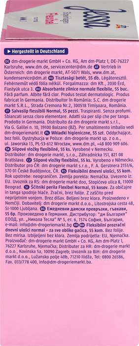 Ежедневни превръзки Normal, гъвкави, 55 бр