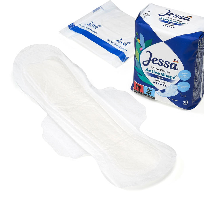 Превръзки Ultra Active Shape с крилца, нощни, 10 бр