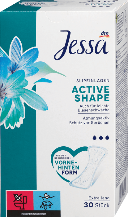 Превръзки за ежедневна употреба  Active Shape Extra Long, 30 бр