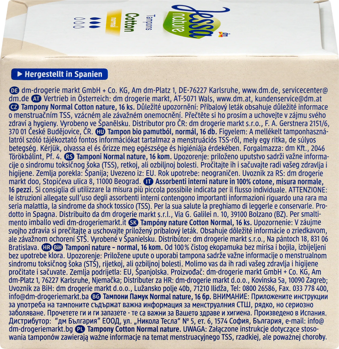 Тампони nature Normal, 16 бр