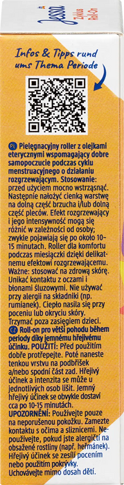 Успокояващ рол-он за менструация, 10 ml