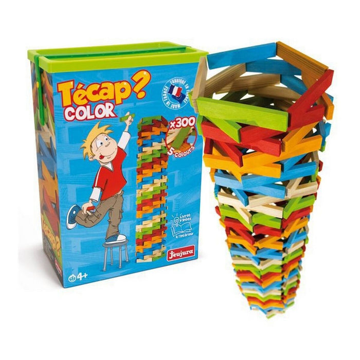 Строителна Игра Jeujura Tecap Color 300 Части
