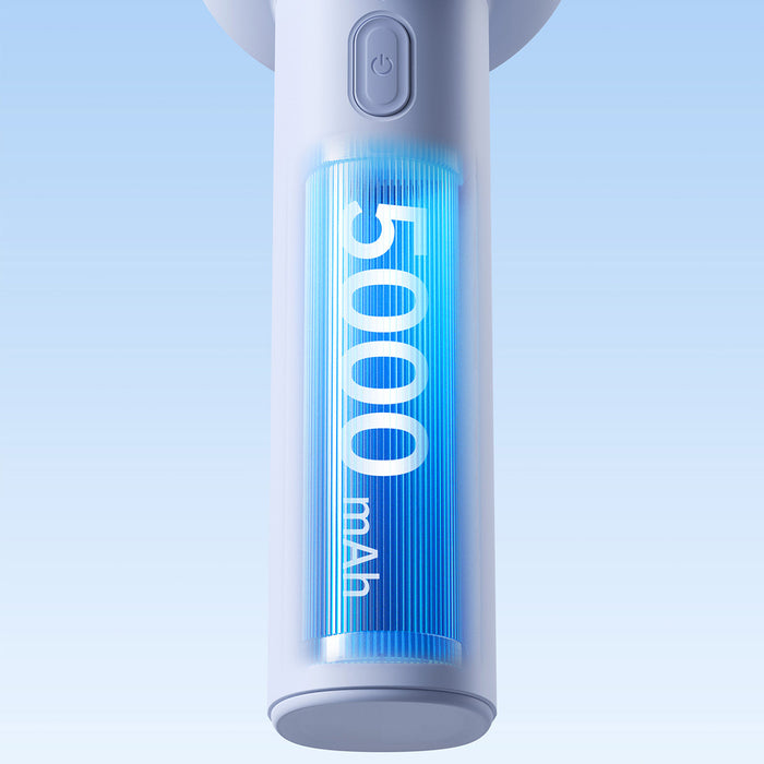 Jisulife Ръчен вентилатор 10S 5000mAh Преносим USB вентилатор - Син