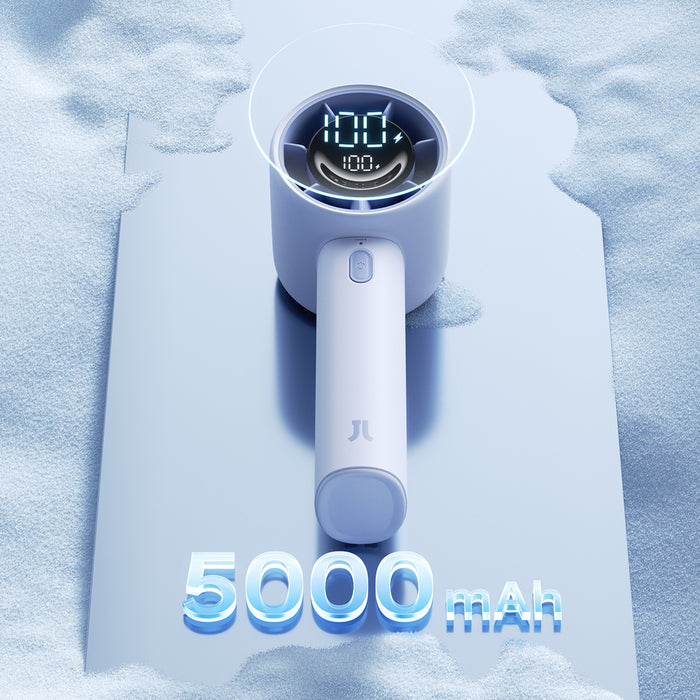 Jisulife Ръчен вентилатор 10S 5000mAh Преносим USB вентилатор - Син