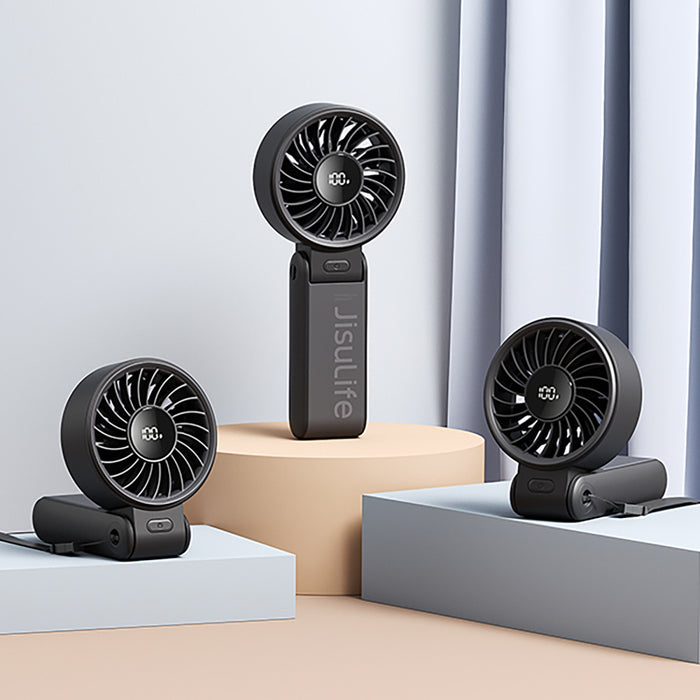 Jisulife Handheld Fan Life7 3600mAh преносим USB вентилатор - черен