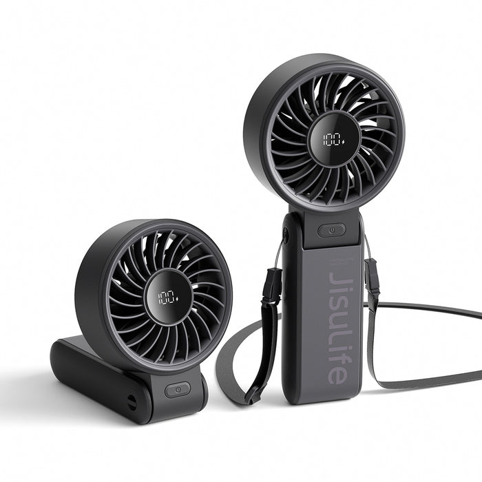 Jisulife Handheld Fan Life7 3600mAh преносим USB вентилатор - черен