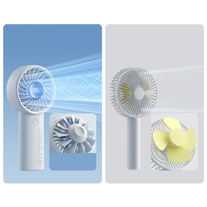 Jisulife Handheld Fan Life4 3600mAh преносим USB вентилатор - сив