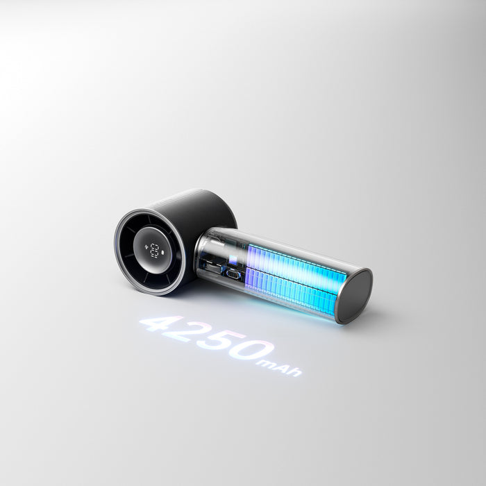Jisulife Ръчен вентилатор Pro1 Mini 4250mAh USB-C Преносим вентилатор - Черен