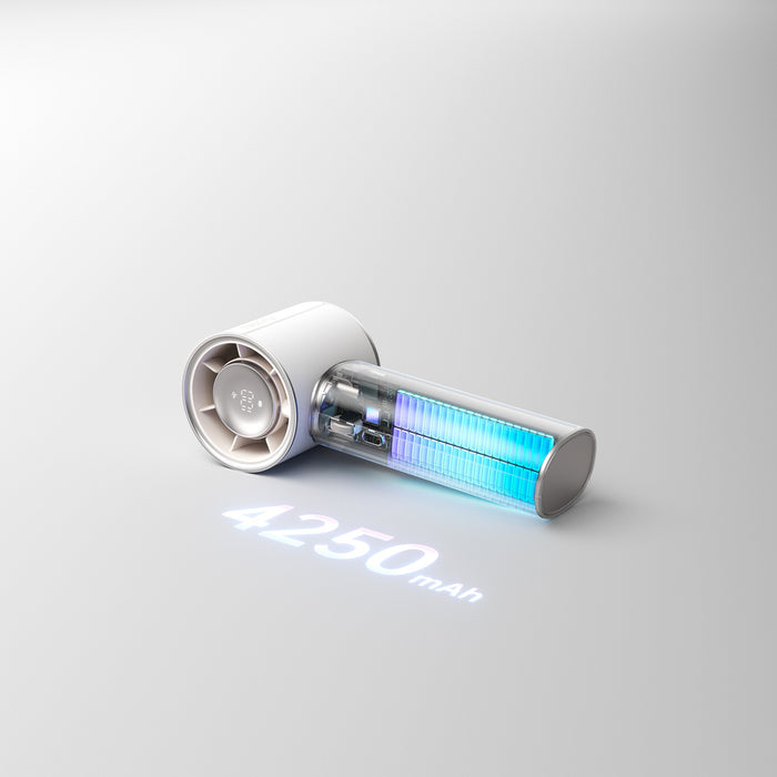 Jisulife Ръчен вентилатор Pro1 Mini 4250mAh USB-C Преносим вентилатор - Бял