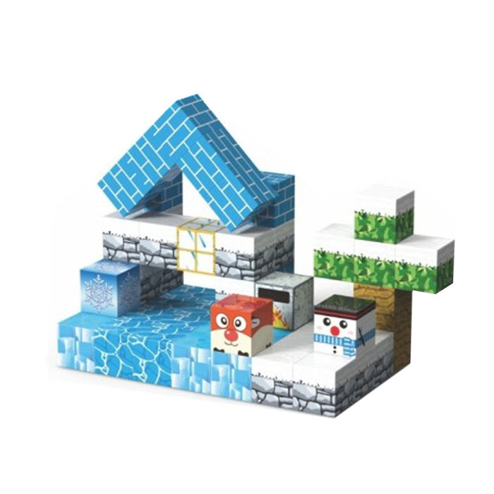 Пъзел Магнитни Блокчета World of Ice and Snow 54ч.