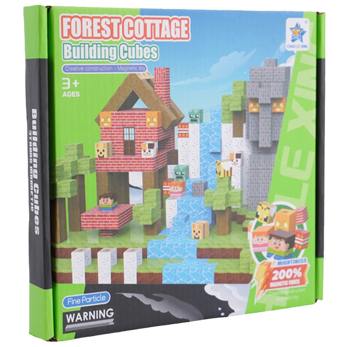 Пъзел Магнитни Блокчета Forest Cottage 100ч.