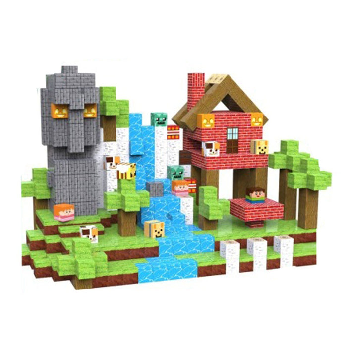 Пъзел Магнитни Блокчета Forest Cottage 100ч.