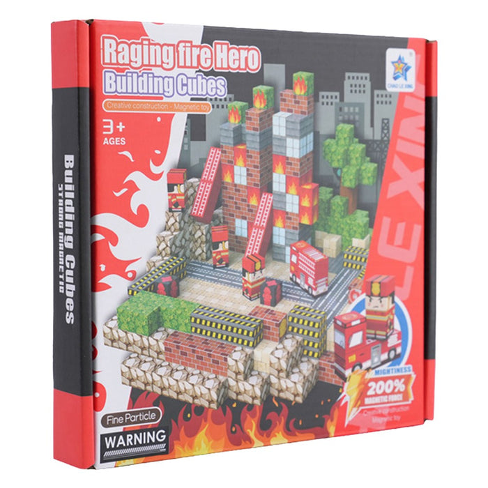 Пъзел Магнитни Блокчета Raging Fire Hero 100ч.