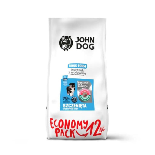 JOHN DOG Good Form Puppy Пиле с говеждо месо - суха храна