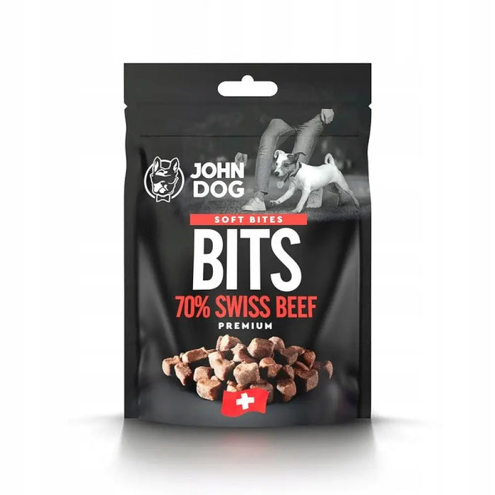 JOHN DOG Soft Bites Bits Телешко 70% - Лакомство за кучета
