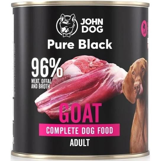 JOHN DOG Чисто черно козе месо - мокра храна за кучета - 800 г