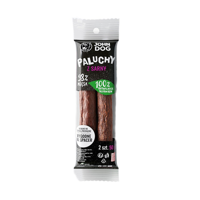 JOHN DOG Пръчици от сърна - лакомство за кучета - 50 г