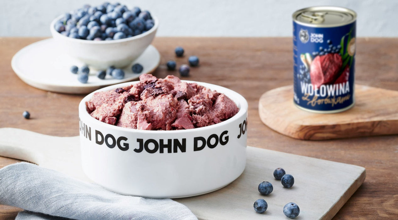 JOHN DOG Berry Adult Beef с боровинки - Мокра храна за кучета - 6 x 800 г