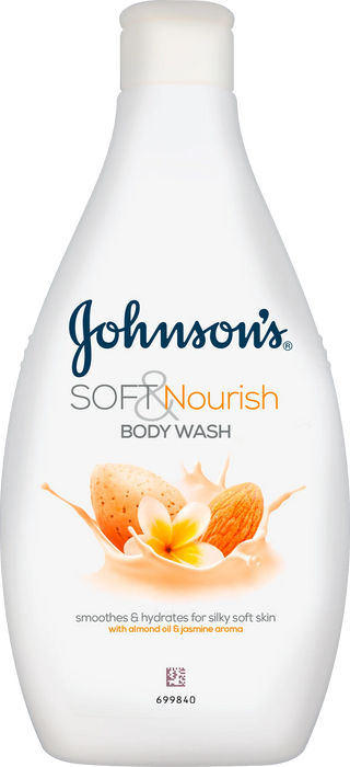 Душ гел Soft & Nourish с жасмин и бадемово масло, 400 ml
