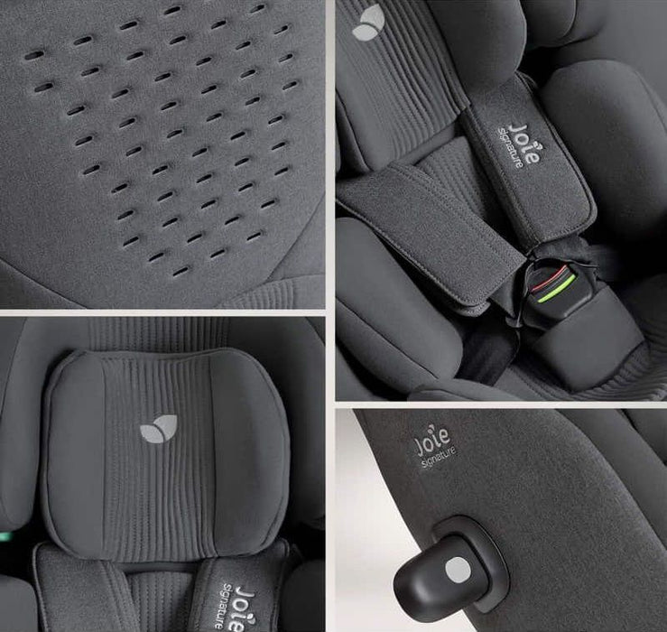 Стол за кола Joie - I-Spin XL, 360°, IsoFix, i-Size, 40-150 cm, Ebony