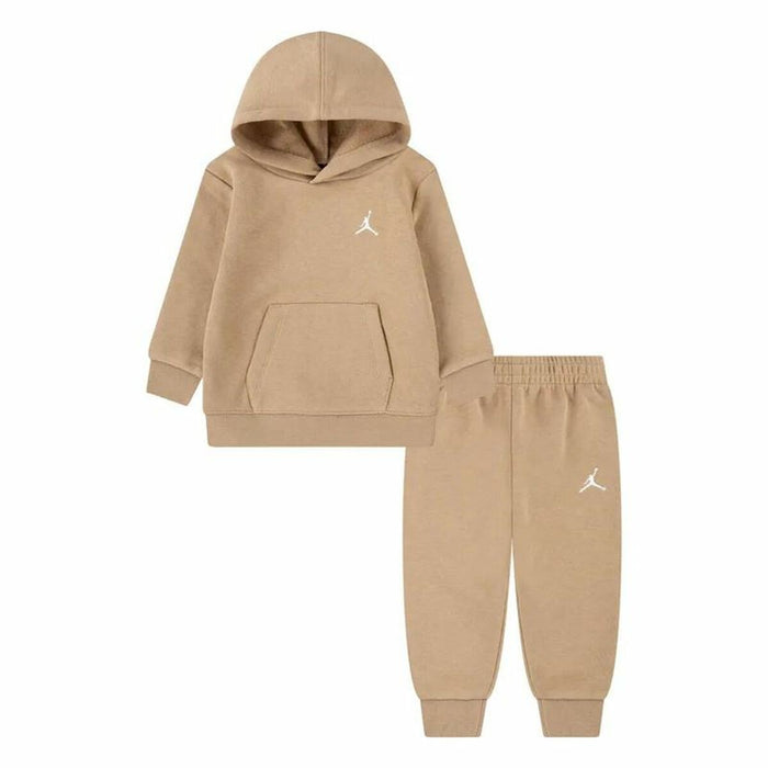 Спортен Комплект за Бебе Jordan Brooklyn Fleece Po Set Кафяв 2 Части