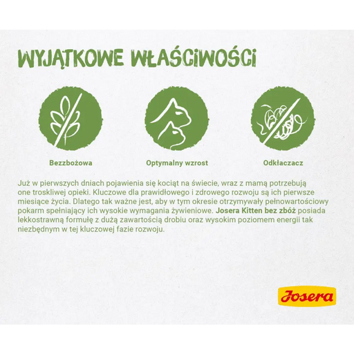 Josera 4032254755012 суха храна за котки 400 г котенца