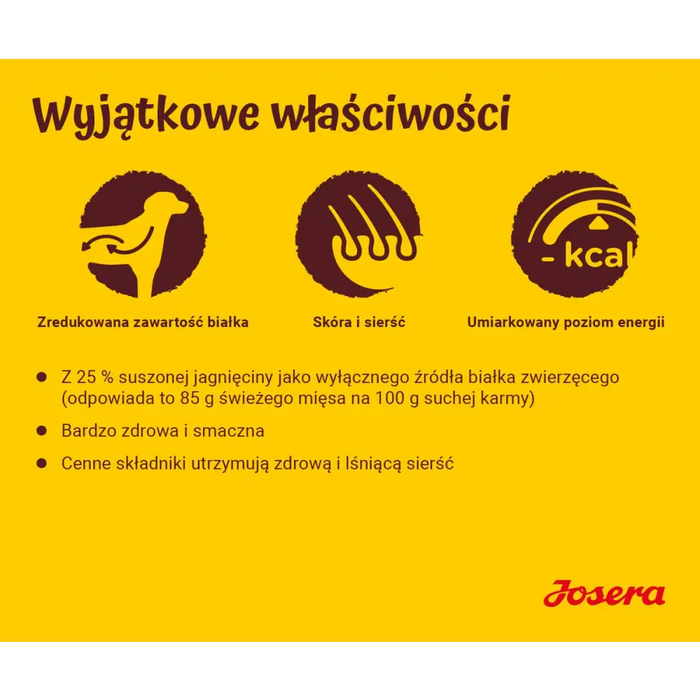 JOSERA Агнешко с ориз - суха храна за кучета - 12,5 кг