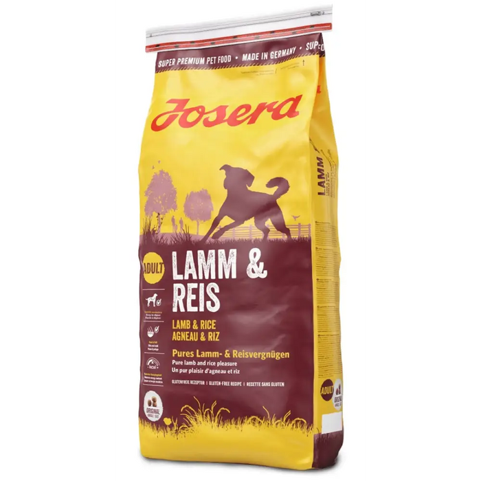 JOSERA Агнешко с ориз - суха храна за кучета - 12,5 кг