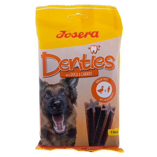 JOSERA Denties Патешко с морков - Лакомство за кучета - 180