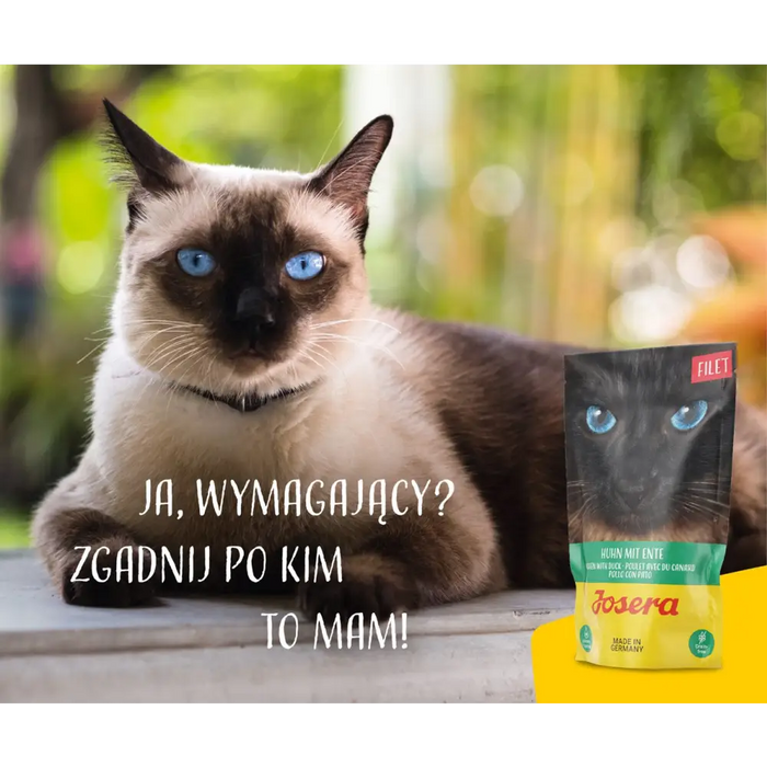 JOSERA Филе от пиле с патица - мокра храна за котки - 70