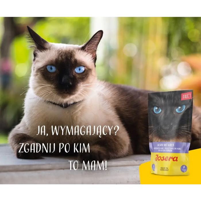 JOSERA Пилешко филе с телешко месо - мокра храна за котки