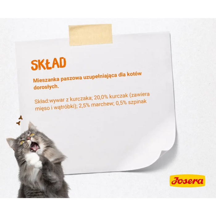 JOSERA Пилешка супа с моркови и спанак - мокра храна