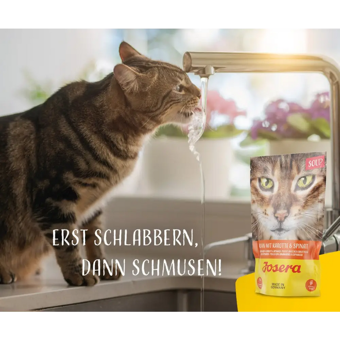 JOSERA Пилешка супа с моркови и спанак - мокра храна