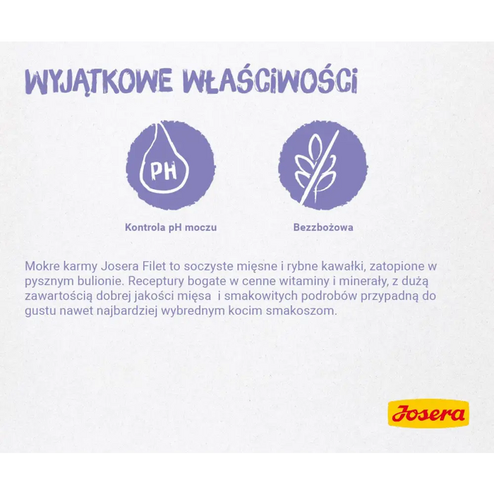 JOSERA Пилешко филе с телешко месо - мокра храна за котки