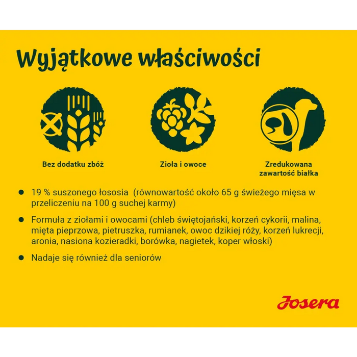 JOSERA Сьомга с картофи - суха храна за кучета - 12,5 кг