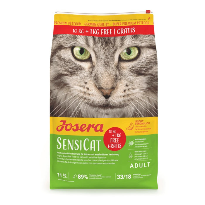 JOSERA Sensicat – суха храна за котки – 10 кг + 1 кг