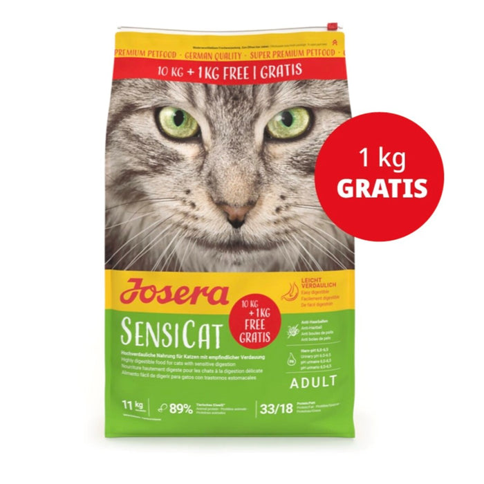 JOSERA Sensicat – суха храна за котки – 10 кг + 1 кг