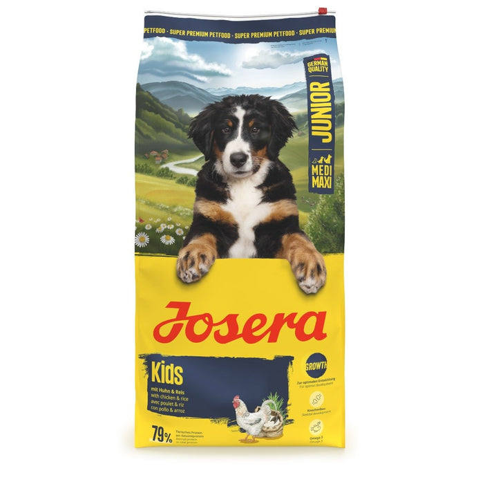 JOSERA Kids Medium/Max Пиле - суха храна за кучета - 12,5 кг