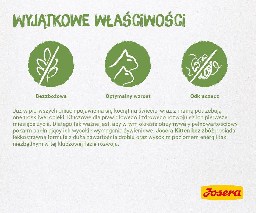 Josera 4032254755005 суха храна за котки 2 кг котенца и птици