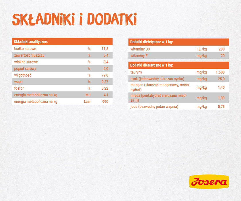 JOSERA Пилешко филе - мокра храна за котки - 70 г